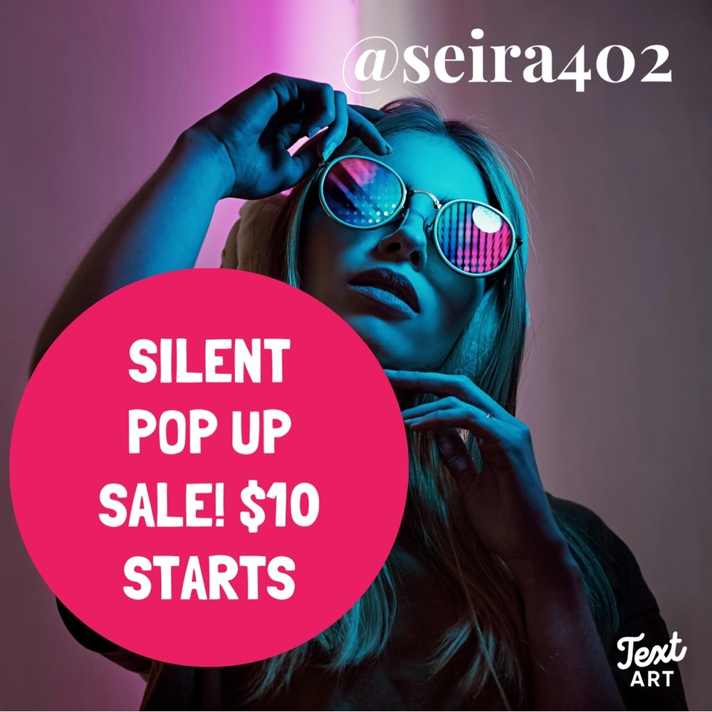 Not so silent $10 STARTS pop up! Let’s POSH 💃